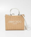 ジミーチュウ JIMMY CHOO AVENUE M TOTE JYC トートバッグ レディース バッグ アベニュー ロゴ刺繍 ミディアム レザー ロゴ 通勤 ...