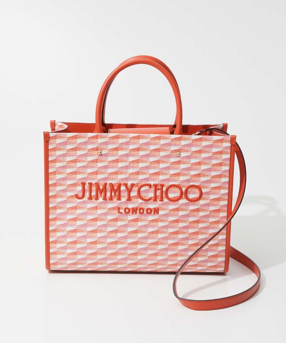 ���ߡ����奦 JIMMY CHOO AVENUE M TOTE JXF �ȡ��ȥХå� ��ǥ����� �Хå� ���٥˥塼 �����ɽ� �ߥǥ����� �쥶�� ���� �̶� ...