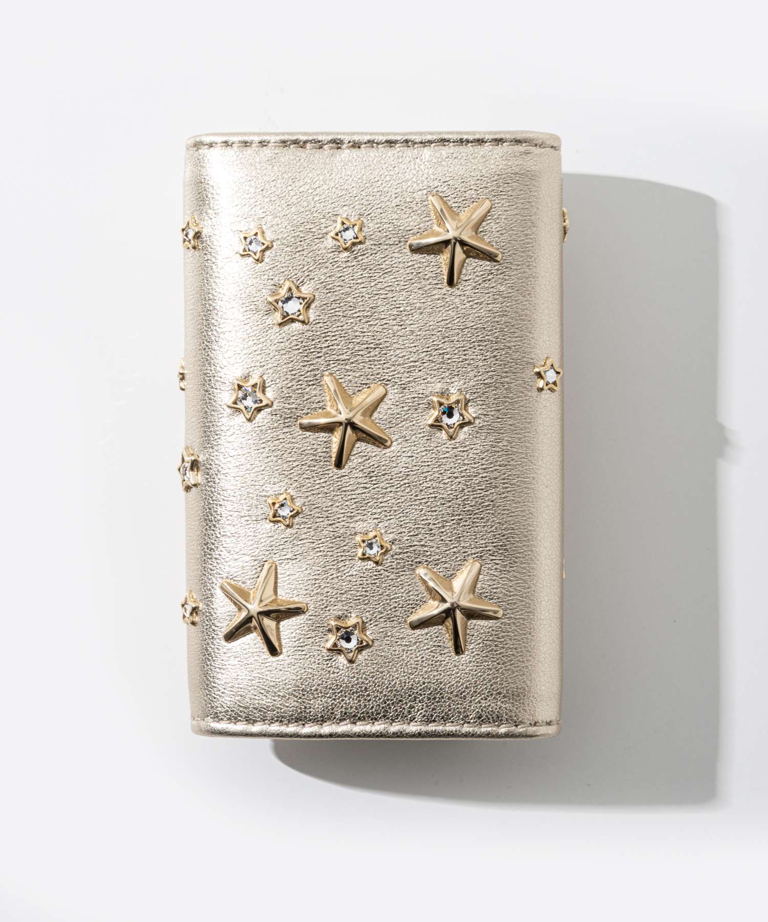 ジミーチュウ JIMMY CHOO NEPTUNE AUR キーケース ネプチューン レディース ファッション小物 6連 レザー スタースタッズ スマートキー コンパクト 革 ギフト プレゼント お祝い 記念 通勤 通学 カジュアル ライトゴールド