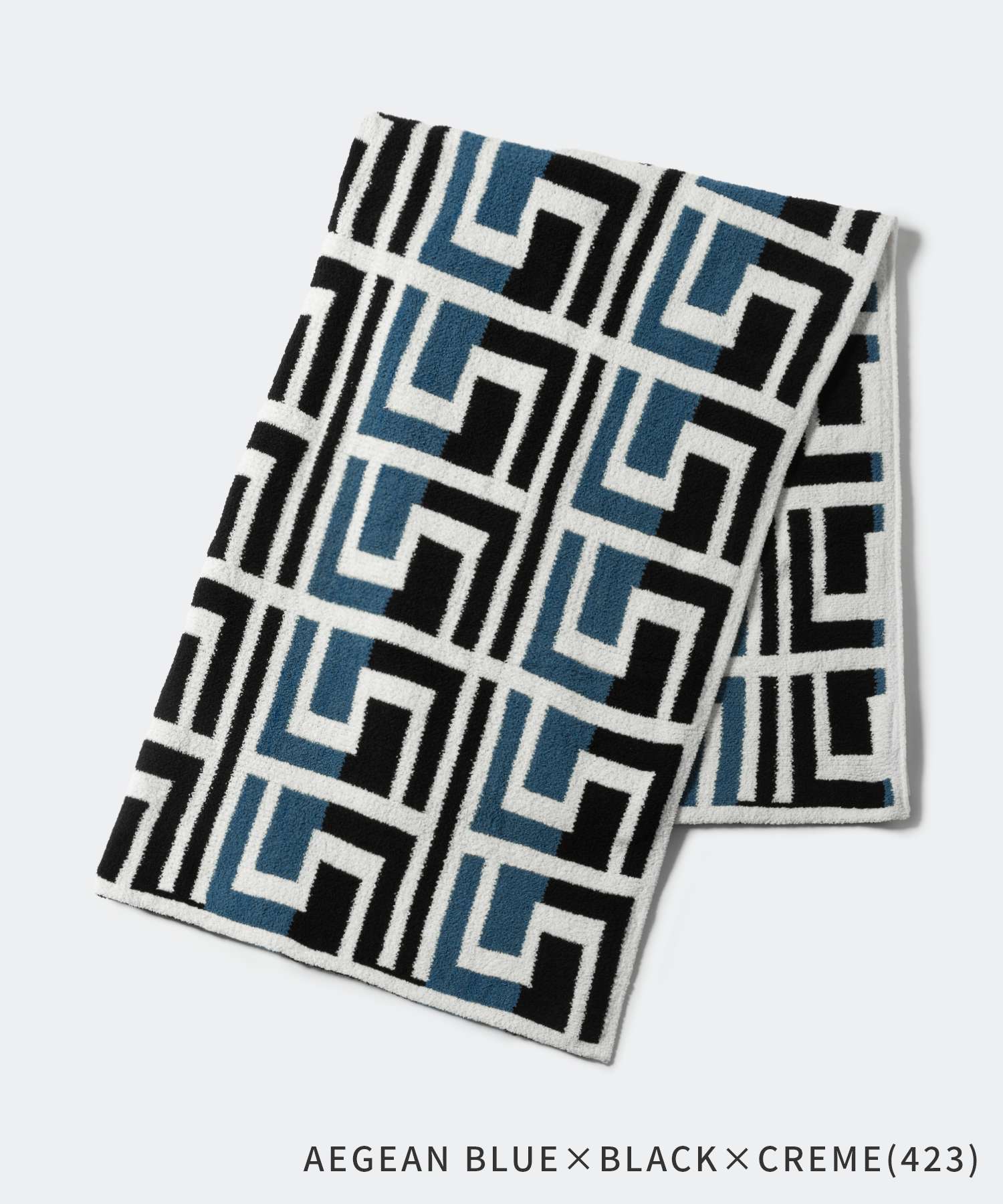 カシウエア Kashwere THCH PTN04 ブランケット THROW GRECIAN メンズ レディース グレシアン スローケット ひざ掛け T-42 183×135cm u-stream-10043113 U-STREAM サンプル画像3