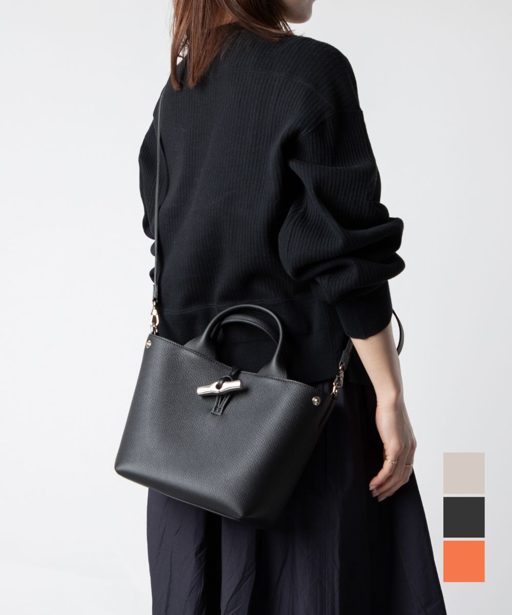 楽天市場】ロンシャン バッグ ロゾ roseau トップハンドルバッグの通販