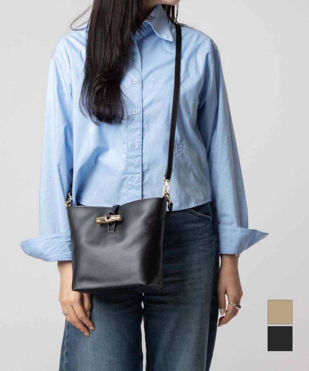 乐天商城 - ロンシャン LONGCHAMP Le Roseau ル ロゾ スリーク XS Bucket bag バケットバッグ 10314 HGC ショルダーバッグ ハンドバッグ レディースバッグ