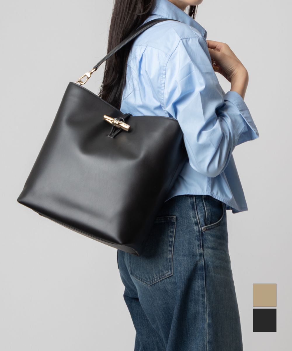 樂天商城 - ロンシャン LONGCHAMP Le Roseau Sleek ル ロゾ スリーク M Shoulder bag ショルダーバッグ 10315 HGC ハンドバッグ ホーボーバッグ レディースバッグ