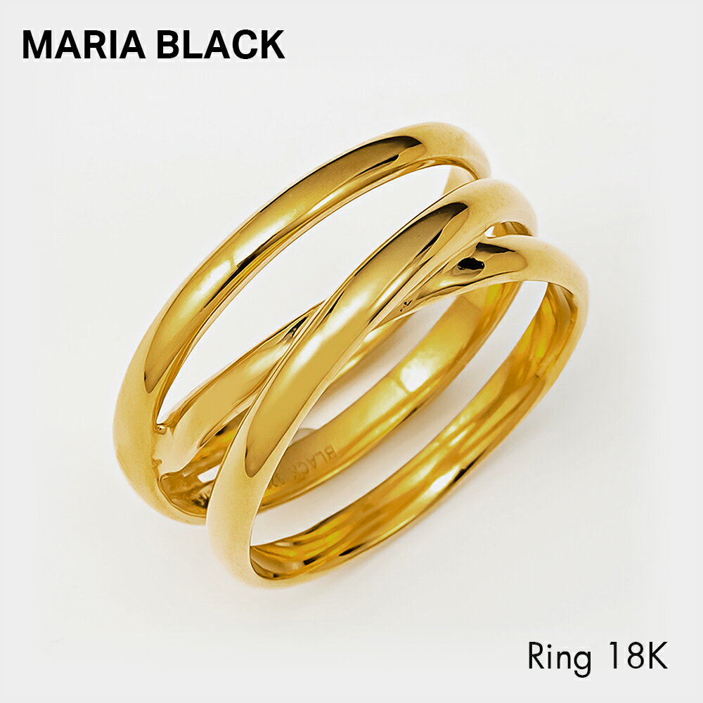 指輪 マリアブラック MARIA BLACK 500348 リング Emilie Wrap Ring レディース アクセサリー 指輪 GOLD HP シンプル レイヤーリング ジュエリー カジュアル ギフト プレゼント お祝い 記念 7～14号 イエローゴールド