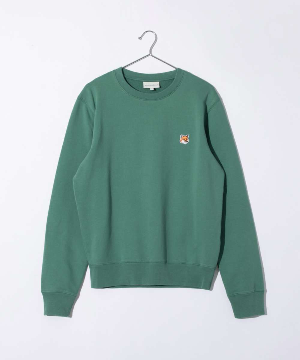 メゾンキツネ MAISON KITSUNE LM00301KM0001 スウェット FOX HEAD PATCH REGULAR SWEATSHIRT メンズ トップス 長袖 トレーナー フォックスヘッド パッチ レギュラー スウェットシャツ クルーネ…