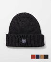 メゾンキツネ MAISON KITSUNE LM06111KT1022 ビーニー帽 FOX HEAD PATCH RIBBED BEANIE メンズ 帽子 フォックスヘッド パッチ リブ編み ニット帽 シンプル ウール ロゴ ギフト 贈り物 プレゼント アウトドア ストリート 通勤 通学 ブラック ブラウン ブルー レッド