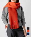 メゾンキツネ MAISON KITSUNE LM06201WA0018 スカーフ FOX HEAD PATCH SCARF メンズ フォックスヘッド パッチ マ...