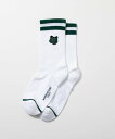 メゾンキツネ MAISON KITSUNE LM06404KT0010 靴下 FOX HEAD PATCH SPORTY SOCKS メンズ ファッション小物 フォックスヘッド パッチ ス..