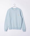 メゾンキツネ MAISON KITSUNE LM00303KM0001 スウェット CHILLAX PATCH REGULAR SWEATSHIRT メンズ トップス 長袖 トレーナー チラックス パッチ レギュラー スウェットシャツ クルーネック コットン リブ カジュアル スカイブルー S M L