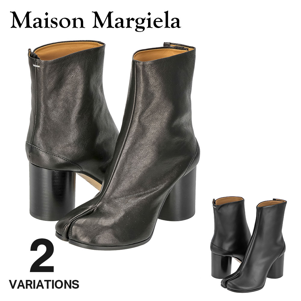 メゾン マルジェラ MAISON MARGIELA ブーツ レディース シューズ Tabi タビブーツ 足袋ブーツ レザーブーツ シンプル カジュアル モード お出かけ レザー 靴 ブラック S58WU0260-P3753 ギフト プレゼント 誕生日 記念日