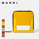 マルニ ミニ財布 レディース マルニ MARNI 二つ折り財布 PFMOQ09U11 LV520 レディース 財布 二つ折り ジップアラウンド レザー ウォレット ラウンドファスナー コンパクト ミニ財布 プレゼント ギフト ブランド おしゃれ 誕生日 シンプル お祝い 記念 全6色