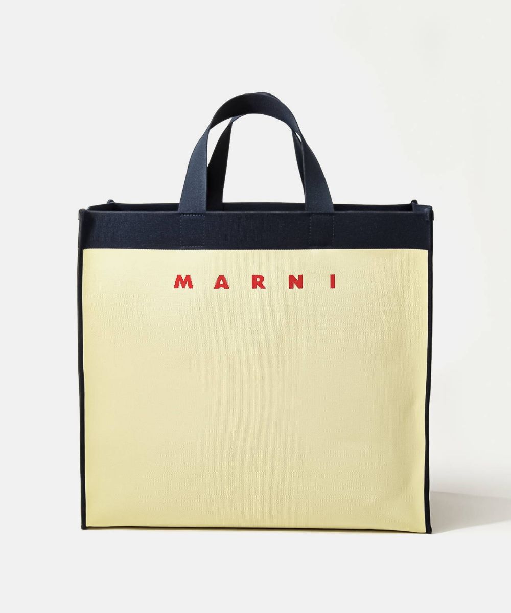 芸能人愛用 マルニ MARNI トートバッグ ポーチ キャンバス