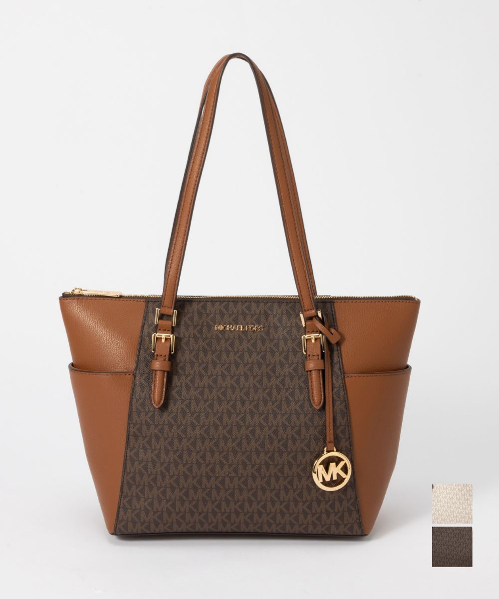 マイケルコース トートバッグ マイケルコース MICHAEL KORS 35T0GCFT3B トートバッグ レディース バック シグネチャー 肩掛け ロゴ シンプル プレゼント 鞄 トート お祝い 記念 お出かけ ファッション ギフト 誕生日 記念日 全2色