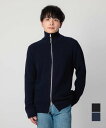 メゾン マルジェラ MAISON MARGIELA SI1HA0013 S17781 ニット PULLOVER メンズ トップス ジップアップ カーディガン ロングスリーブ リブ編み ゲージ7 4ステッチ コットン ウール ウェア 秋冬 シンプル ギフト プレゼント ネイビー ブラック XS S M L