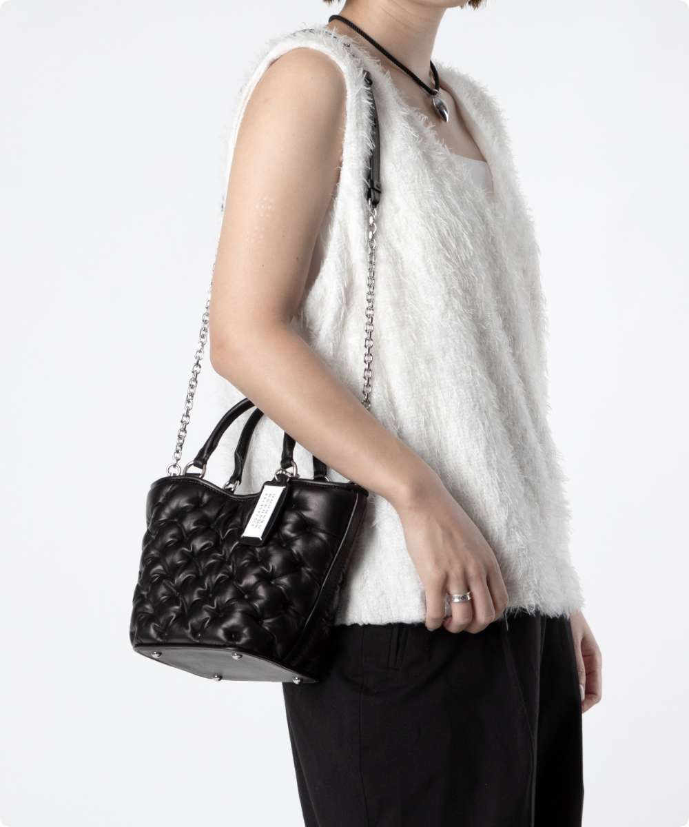 樂天商城 - メゾン マルジェラ MAISON MARGIELA GLAM SLAM グラム スラム GLAM SLAM EMBROIDERY TOTE MINI エンブロイダリー トート ミニ SB1WD0050 P6434 ハンドバッグ レディース バッグ