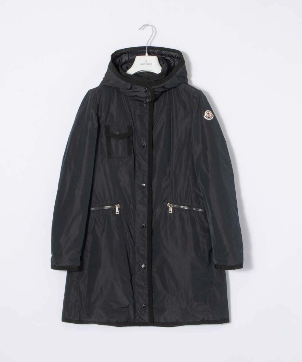 モンクレール MONCLER 1C500 00 C0353 コート レディース アウター ダウンジャケット モーブ ライトダウン スプリングコート フード付き ナイロン ダウン 中綿 MAUVE ビジネス アウトドア カジュアル 保温 防風 軽量 防寒着 秋冬 ギフト プレゼント ブラック 00 0 2 3 4 5