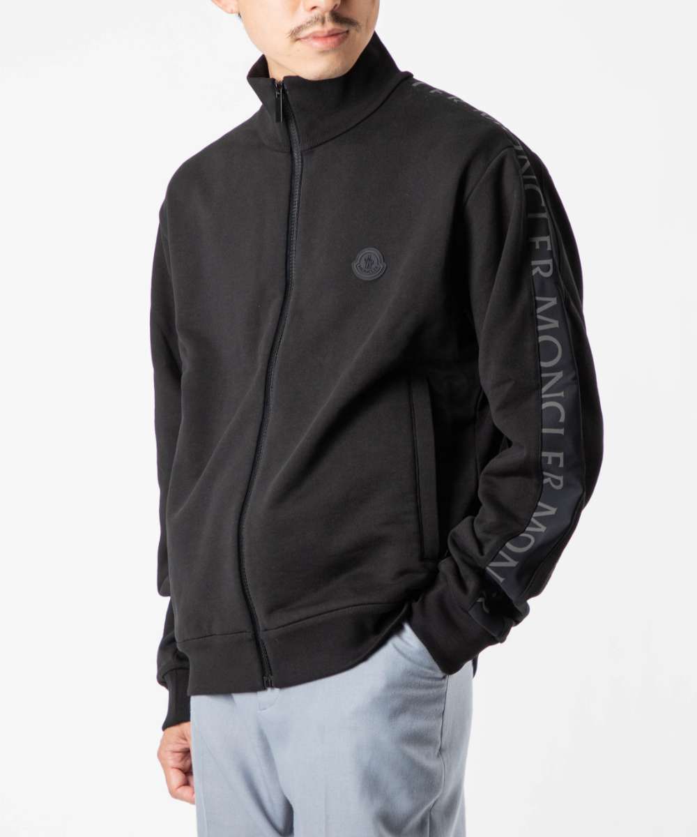 モンクレール ブルゾン レディース モンクレール MONCLER 8G00033 809KR ジャケット メンズ アウター ブルゾン カーディガン コットン ナイロン ロゴ カジュアル ジップアップ 999 ZIP UP CARDIGAN ブラック S M L XL