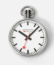 モンディーン MONDAINE A660 30316 11SBB 懐中時計 メンズ レディース 時計 ポケットウォッチ ジェネレーション ウォッチ 専用レザーポーチ付き 43ミリケース クォーツ Pocket Watch ST. STEEL…
