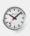 モンディーン MONDAINE A995 CLOCK 16SBB 掛け時計 WALL CLOCK LARGE 400mm ALUMINIUM BRUSHED メンズ レディース 時計 ウォールクロック 壁掛け時計 オフィス インテリア 40cm クォーツ プレ…