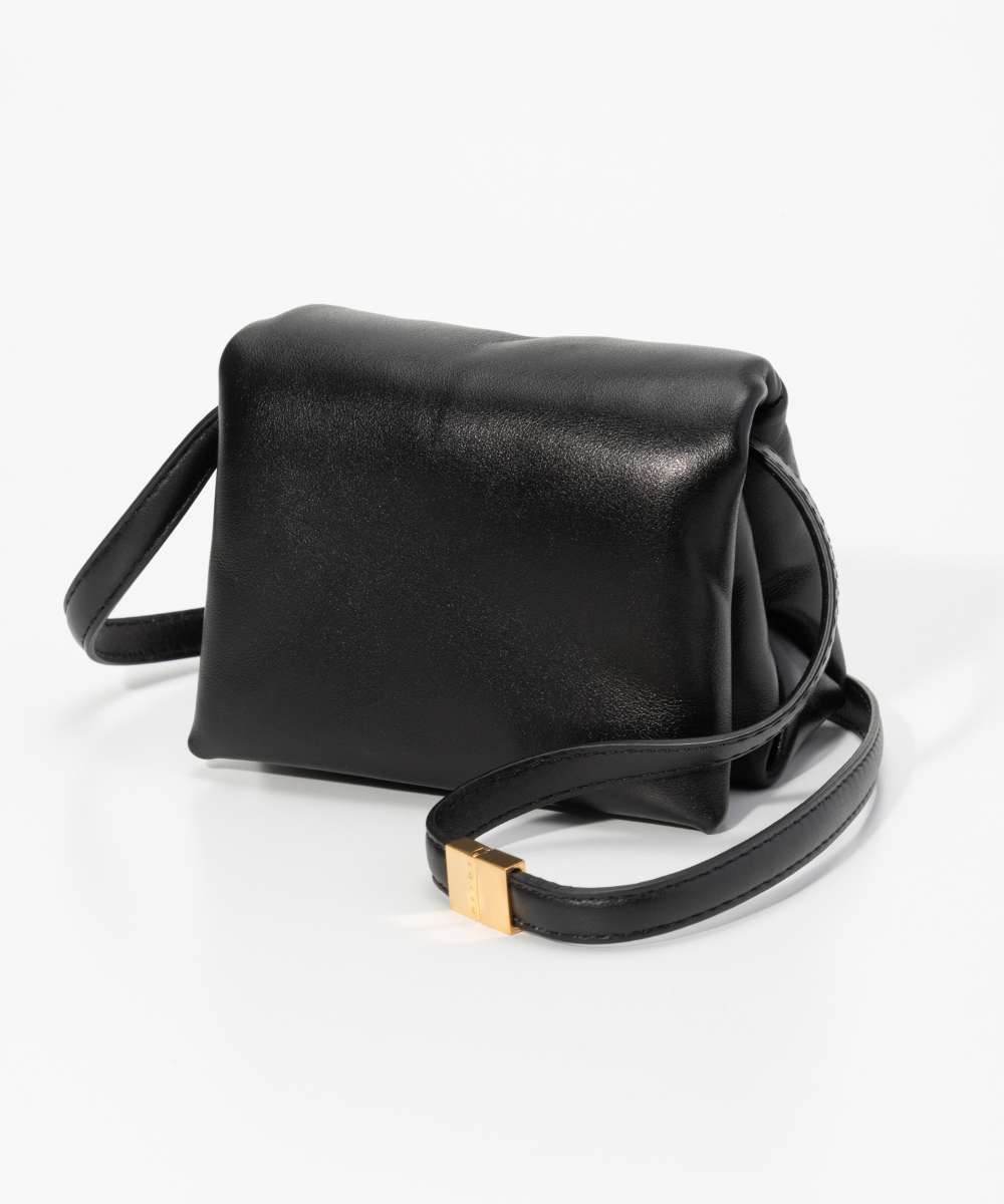 乐天商城 - マルニ MARNI PHMO0033U0 P5298 クラッチバッグ レディース バッグ ミニ プリズマ ポーチ レザー お出掛け ハンドバッグ 旅行 ブランド おしゃれ プレゼント ギフト 贈り物 シンプル 誕生日 記念 お祝い MINI PRISMA POUCH BAG ブラック