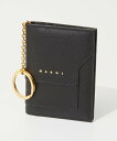 マルニ MARNI PFMO0076U0 LV520 カードケース レディース ファッション ビジネス 無地 本革 レザー ロゴ キーリング付き プレゼント 定...