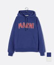 マルニ MARNI FUMU0073P5 USCU55 パーカー メンズ トップス 長袖 プルオーバー スウェット ロゴ 裏起毛 カジュアル シンプル コットン...