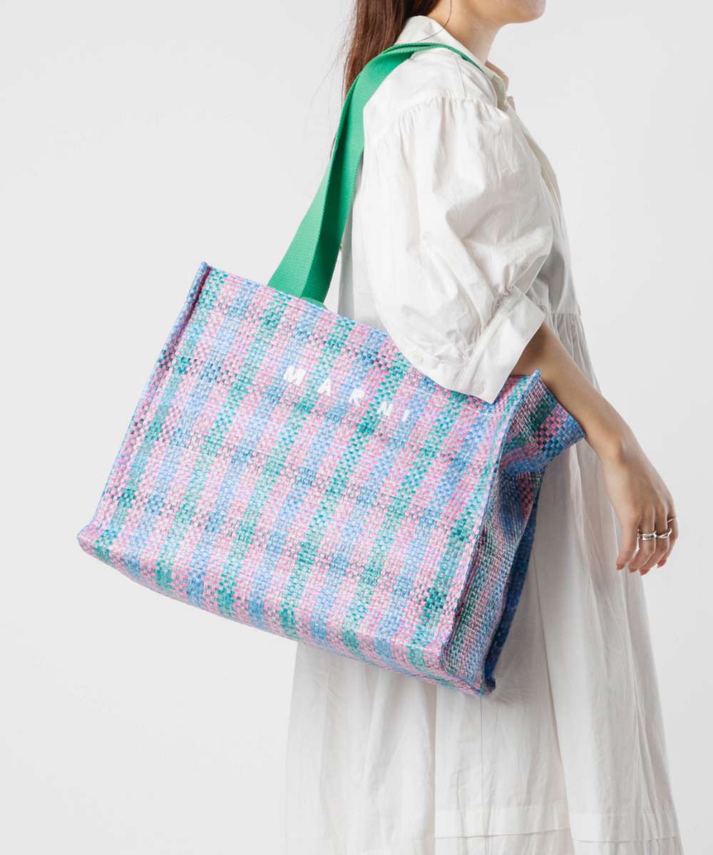 �ޥ�� MARNI SHMP0078U5 P6744 �ȡ��ȥХå� LARGE BASKET ��ǥ����� �Хå� �Х����å� �顼�� ���� ���åȥ� ��������...
