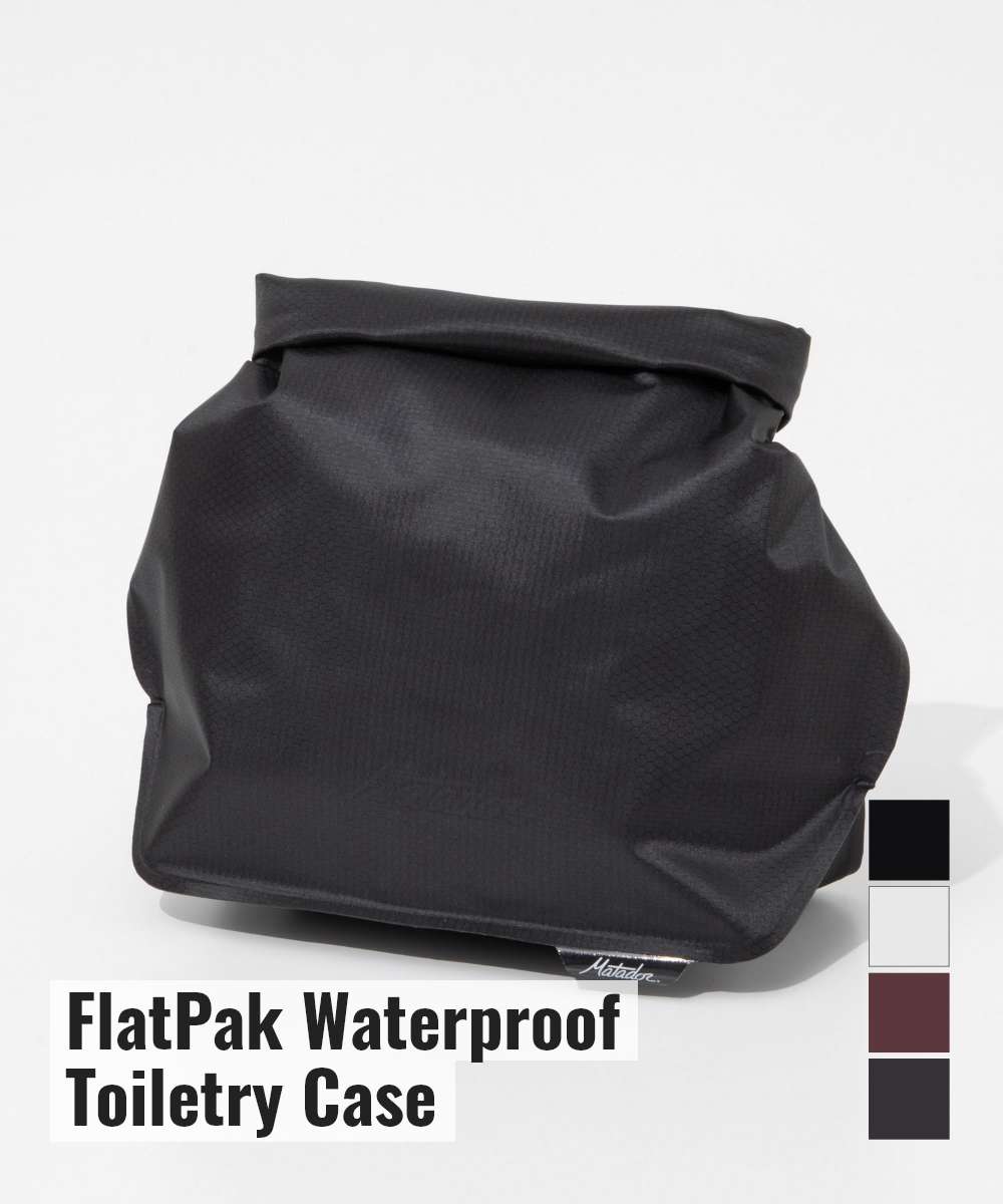 マタドール Matador FlatPak Waterproof Toiletry Case フラットパックトイレタリーケース MATFPC001 MATFP2C001 ポーチ ユニセックス 雑貨 小物 旅行 アウトドア ナイロン