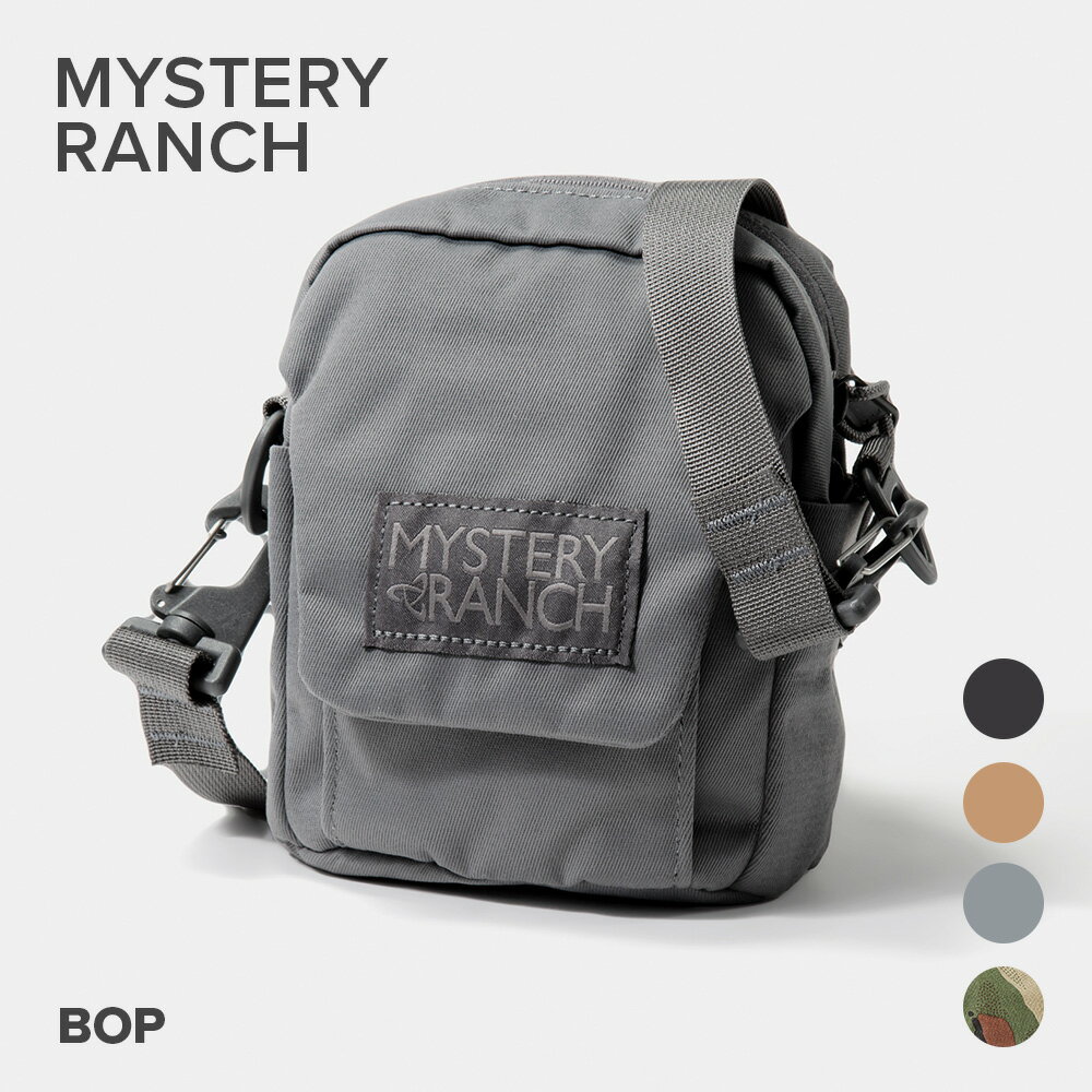 ミステリーランチ MYSTERY RANCH BOP 1.5L ショルダーバッグ メンズ レディース バック ボップ 肩掛け 斜め掛け ミニショルダー ワンマイルバック アウトドア フェス カジュアル ブラック