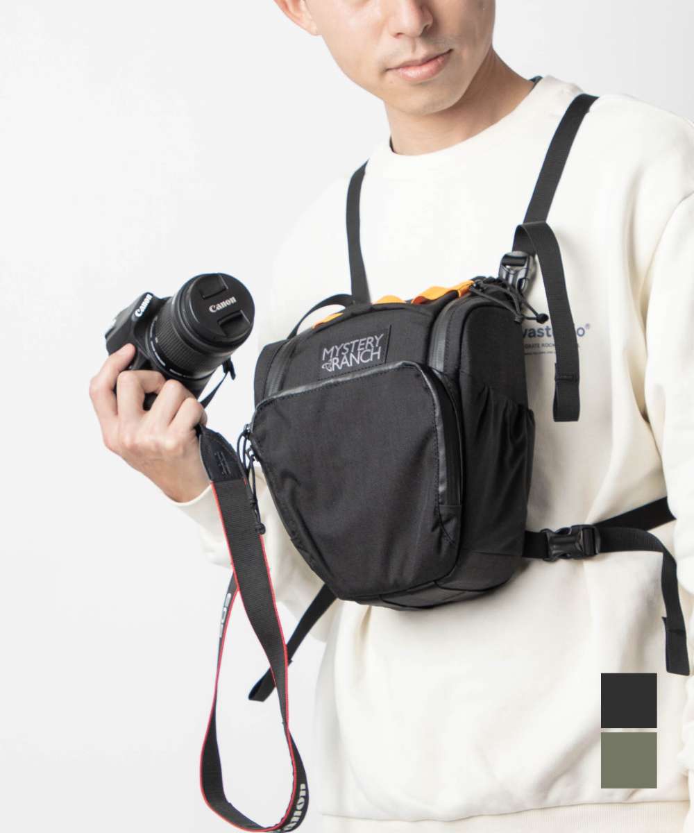 ミステリーランチ リュック メンズ ミステリーランチ MYSTERY RANCH DSLR CHEST RIG リュック メンズ バッグ チェストリグ カメラバッグ バックパック 3L お出かけ カジュアル 一眼レフ 衝撃吸収 登山 アウトドア ギフト プレゼント 誕生日 記念日 ブラック