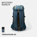 ミステリーランチ MYSTERY RANCH TERRAFRAME 65 バックパック テラフレーム 65 メンズ バッグ リュックサック クライミング お出かけ カジュアル 65L 登山 キャンプ タウンユース アウトドア ギフト プレゼント 誕生日 記念 ディープシー ブラック S M L XL