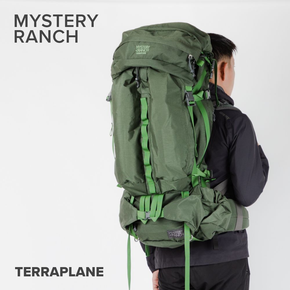 楽天U-STREAMミステリーランチ MYSTERY RANCH TERRAPLANE バックパック テラプレーン メンズ バッグ リュックサック クライミング お出かけ カジュアル 83L 登山 キャンプ Sサイズ トレッキング タウンユース アウトドア ギフト プレゼント 誕生日 エバーグリーン S