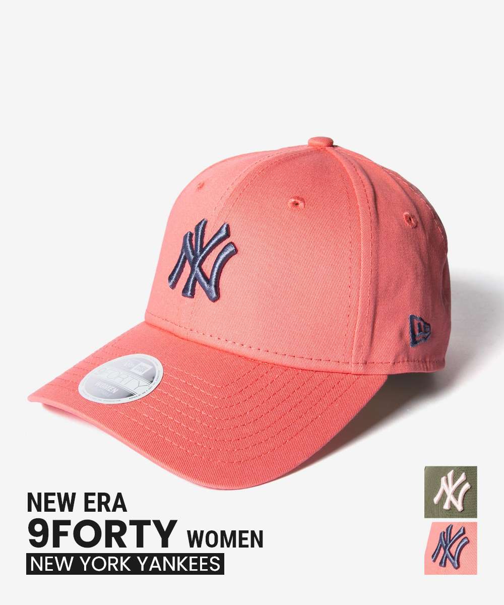 樂天商城 - ニューエラ NEW ERA 9FORTY 940 ナインフォーティ MLB NEW YORK YANKEES WOMENS LEAGUE ESS MIDI ニューヨーク ヤンキース 60691087 60771724 キャップ ベースボールキャップ レディース 帽子