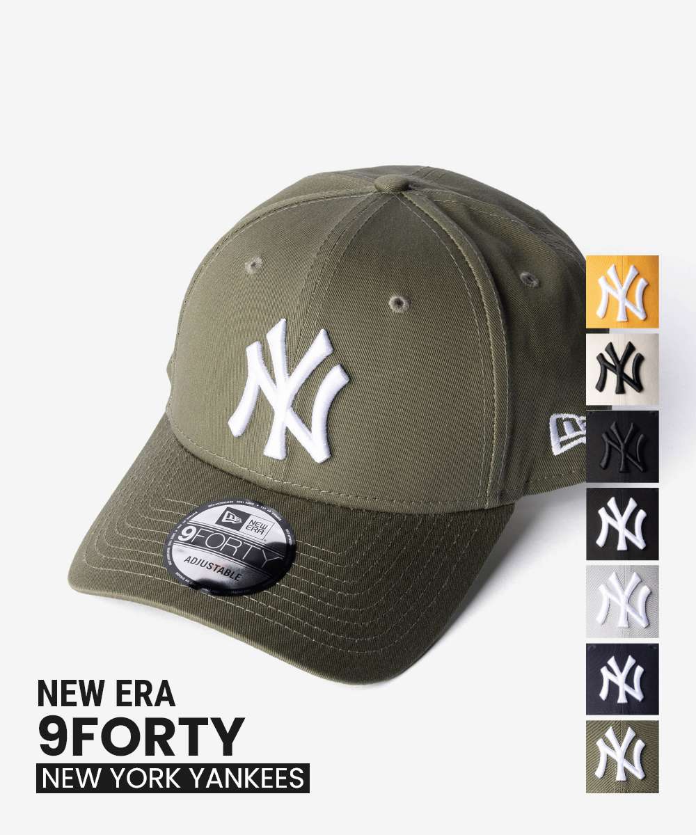 樂天商城 - ニューエラ NEW ERA 9FORTY 940 ナインフォーティ LEAGUE ESSENTIAL 9FORTY 940 YANKEES ニューヨーク ヤンキース MLBリーグ エッセンシャル キャップ ベースボールキャップ ユニセックス 帽子