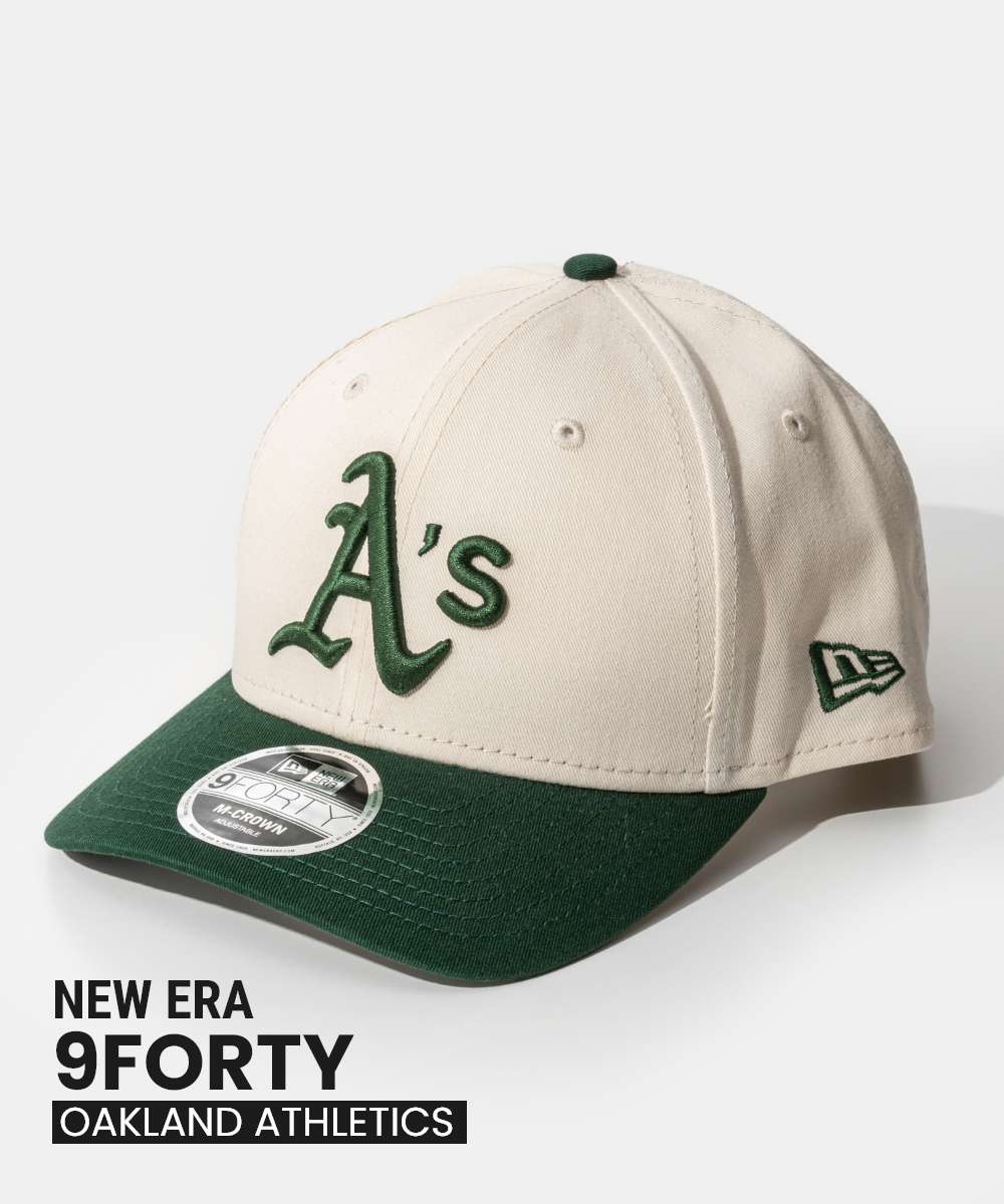 樂天商城 - ニューエラ NEW ERA 9FORTY 940 ナインフォーティ 9FORTY 940 M-Crown OAKATH アスレチックス MLB M-クラウン 60771871 キャップ ベースボールキャップ ユニセックス 帽子