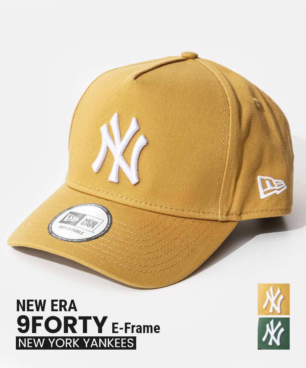 樂天商城 - ニューエラ NEW ERA 9FORTY 940 ナインフォーティ LEAGUE ESSENTIAL E-FRAME NEYYAN ニューヨーク ヤンキース MLBリーグ エッセンシャル 9FORTY 940 Eフレーム 60771716 60771719 キャップ ベースボールキャップ ユニセックス 帽子