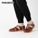 パラブーツ PARABOOT 123317 サンダル PACIFIC (パシフィック) メンズ シューズ レザー グルカサンダル ブラウン 革靴 本革 グラディ...