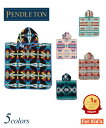 ペンドルトン PENDLETON フーデッドタオル 子供用 キッズ ジャガード タオル フード付きタオル ブランケット 総柄 防寒 コットン お風呂 定番 人気 おしゃれ プレゼント ギフト お祝い 模様 XB243