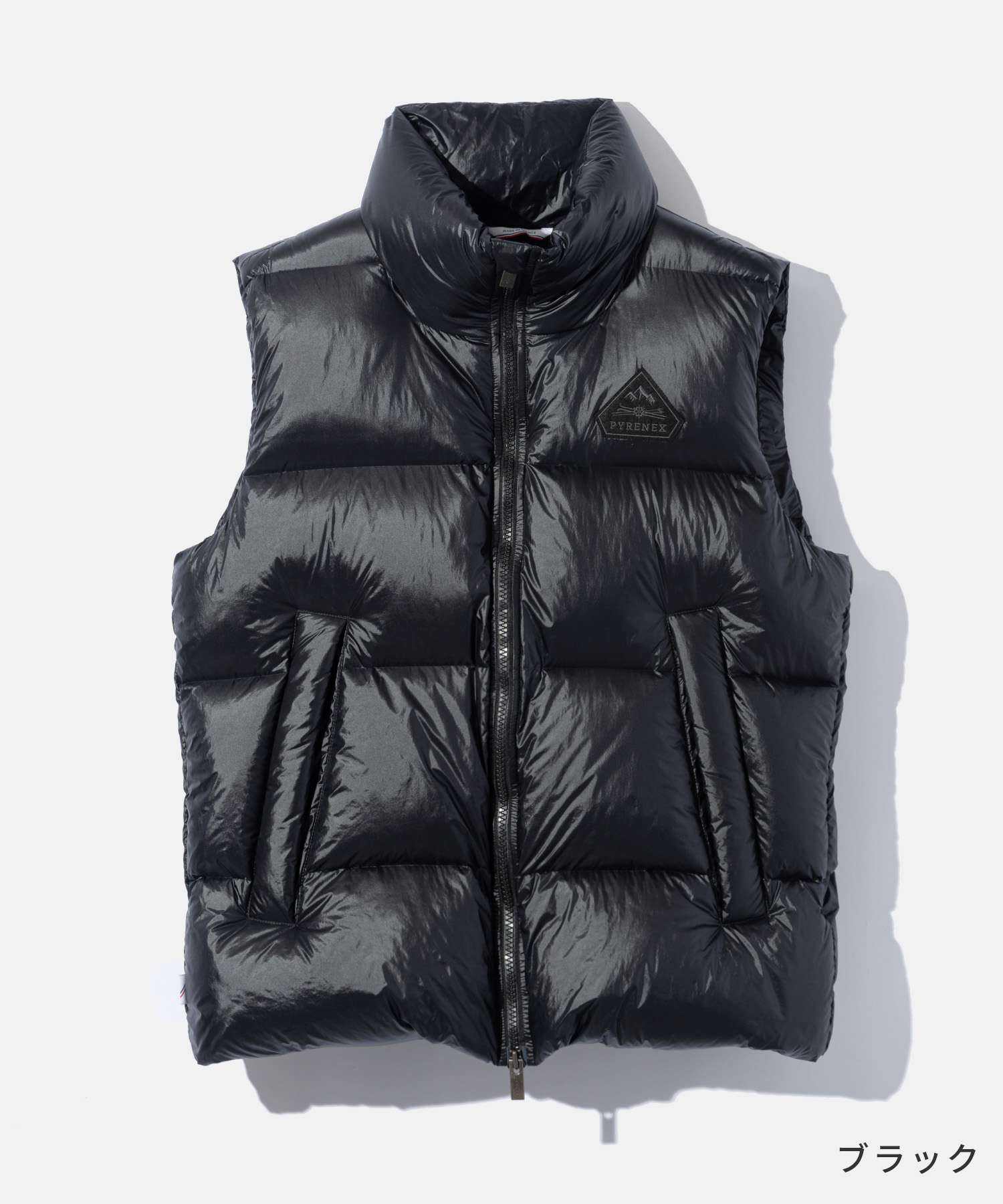 ピレネックス PYRENEX HUW039 ダウンベスト BARRY 3 VEST メンズ アウター バリー3 ベスト ビジネス アウトドア ジップアップ カジュアル 軽量 秋冬 保温 防風 防寒着 シンプル ギフト プレゼント ブラック M L