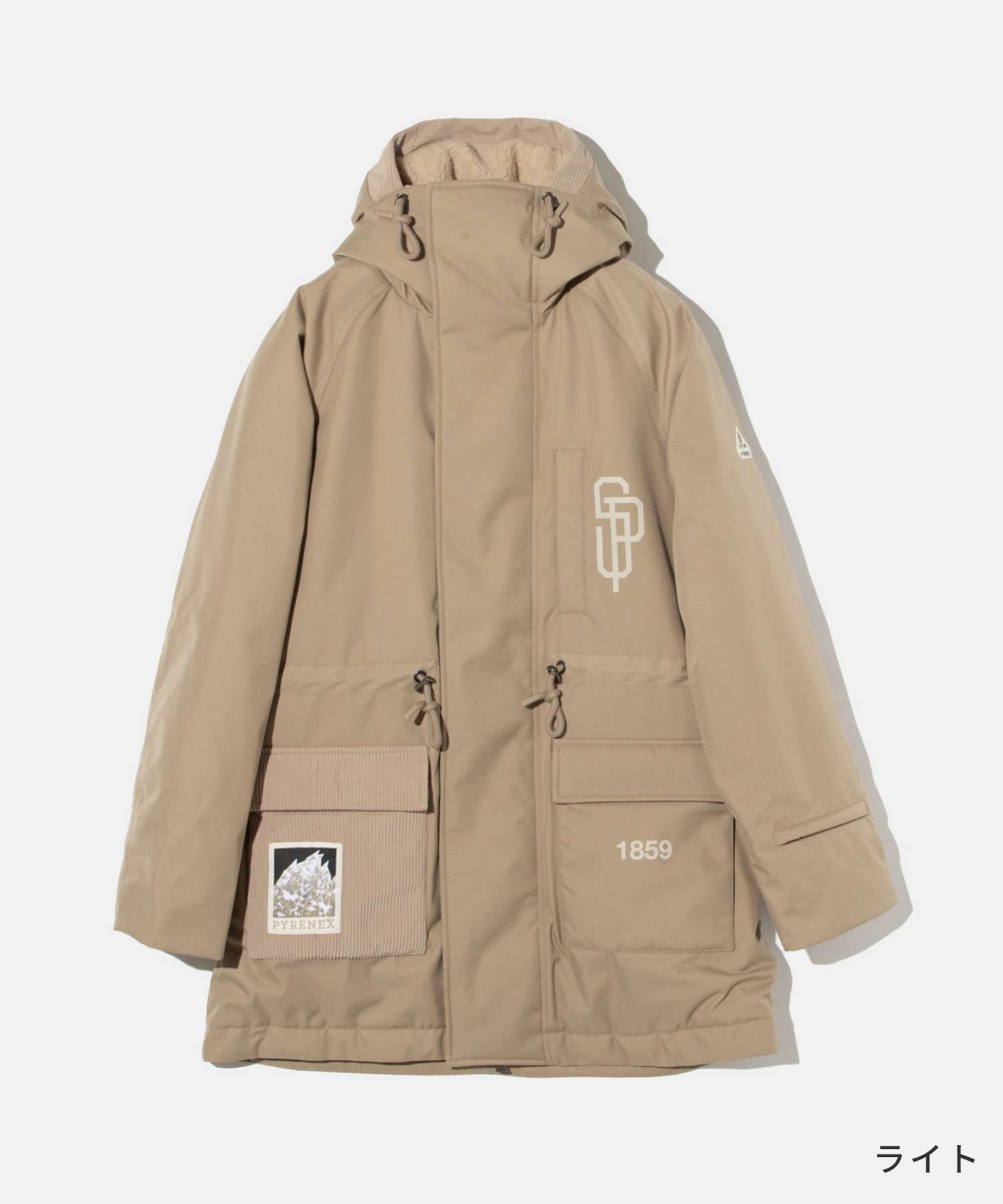 ピレネックス PYRENEX HUW023 ダウンジャケット THE PRK メンズ アウター スパキッチ 1859 ナイロン アウトドア ビジネス カジュアル 防寒着 秋冬 ライト / ディープインク S / M / L