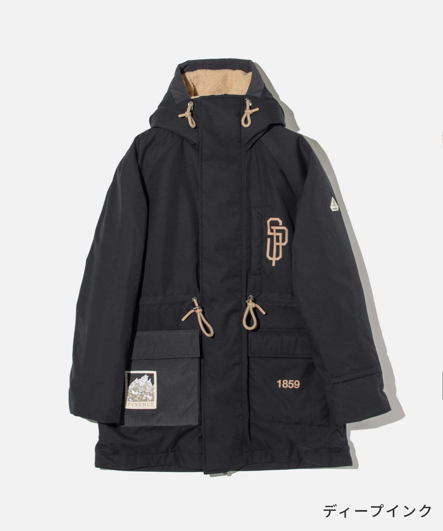 ピレネックス PYRENEX HUW023 ダウンジャケット THE PRK メンズ アウター スパキッチ 1859 ナイロン アウトドア ビジネス カジュアル 防寒着 秋冬 ライト / ディープインク S / M / L