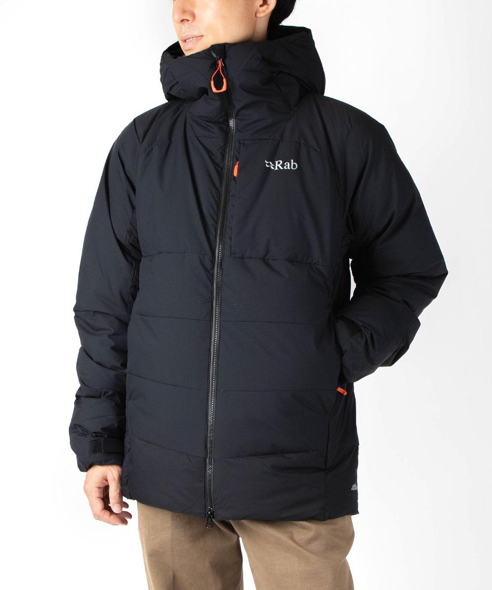 ラブ Rab QDB-39 インフィニティジャケット Infinity Jacket メンズ アウター ダウンジャケット トップス コートアウトドア おしゃれ キャンプ ビジネス フェス カジュアル ウェア ロゴ 防寒着 秋冬 軽量 保温 防風 シンプル ギフト プレゼント ブラック XS S M L