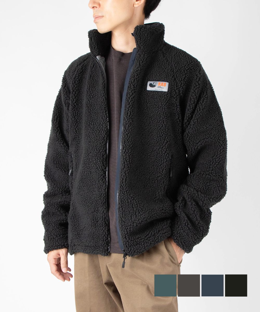 ラブ Rab QFC-24 ジャケット Original Pile Jacket メンズ アウター オリジナルパイルジャケット コート フリース キャンプ アウトドア パイル 秋 冬 ブラック ディープインク グリット オリオ…