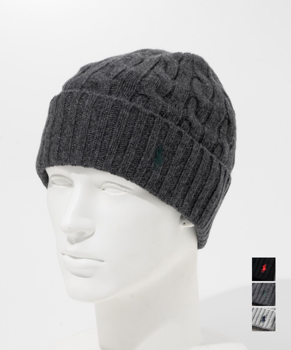 ポロ ラルフ ローレン POLO RALPH LAUREN Classic Cable Beanie クラシック ケーブル ビーニー PC1563 ニット帽 メンズ 帽子