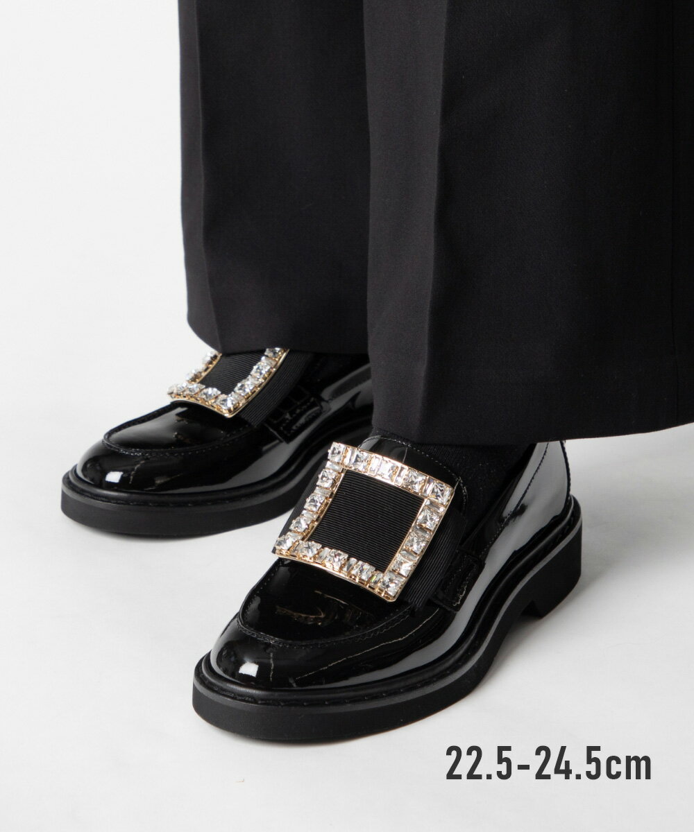 樂天商城 - ロジェ ヴィヴィエ ROGER VIVIER VIV RANGERS STRASS LOAFER ヴィヴ レンジャー パテントレザー ローファー RVW54825880 レディース シューズ