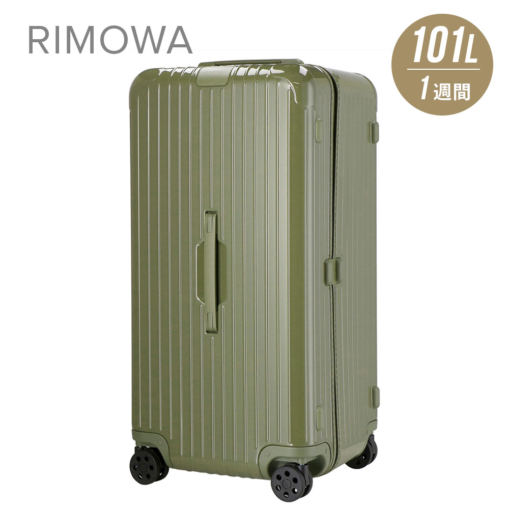 リモワ リモワ RIMOWA 832.80.89.4 キャリーバッグ エッセンシャル ESSENTIAL スーツケース メンズ レディース バッグ ビジネス TSAダイヤルロック 旅行 出張 海外 国内 日帰り 宿泊 キャリーオン 4輪 カクタス 101L 1週間 7泊 ss22