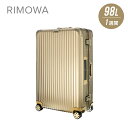 リモワ RIMOWA TOPAS TITANIUM スーツケース 98L キャリーケース キャリーバッグ トパーズ チタニウム TSAロック チタン 1週間 7泊 923.77.03.5 ss22