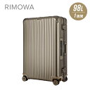 RIMOWA リモワ RIMOWA TOPAS TITANIUM スーツケース 98L キャリーケース キャリーバッグ トパーズ チタニウム 1週間 7泊 4輪 924.77.03.5 ss22