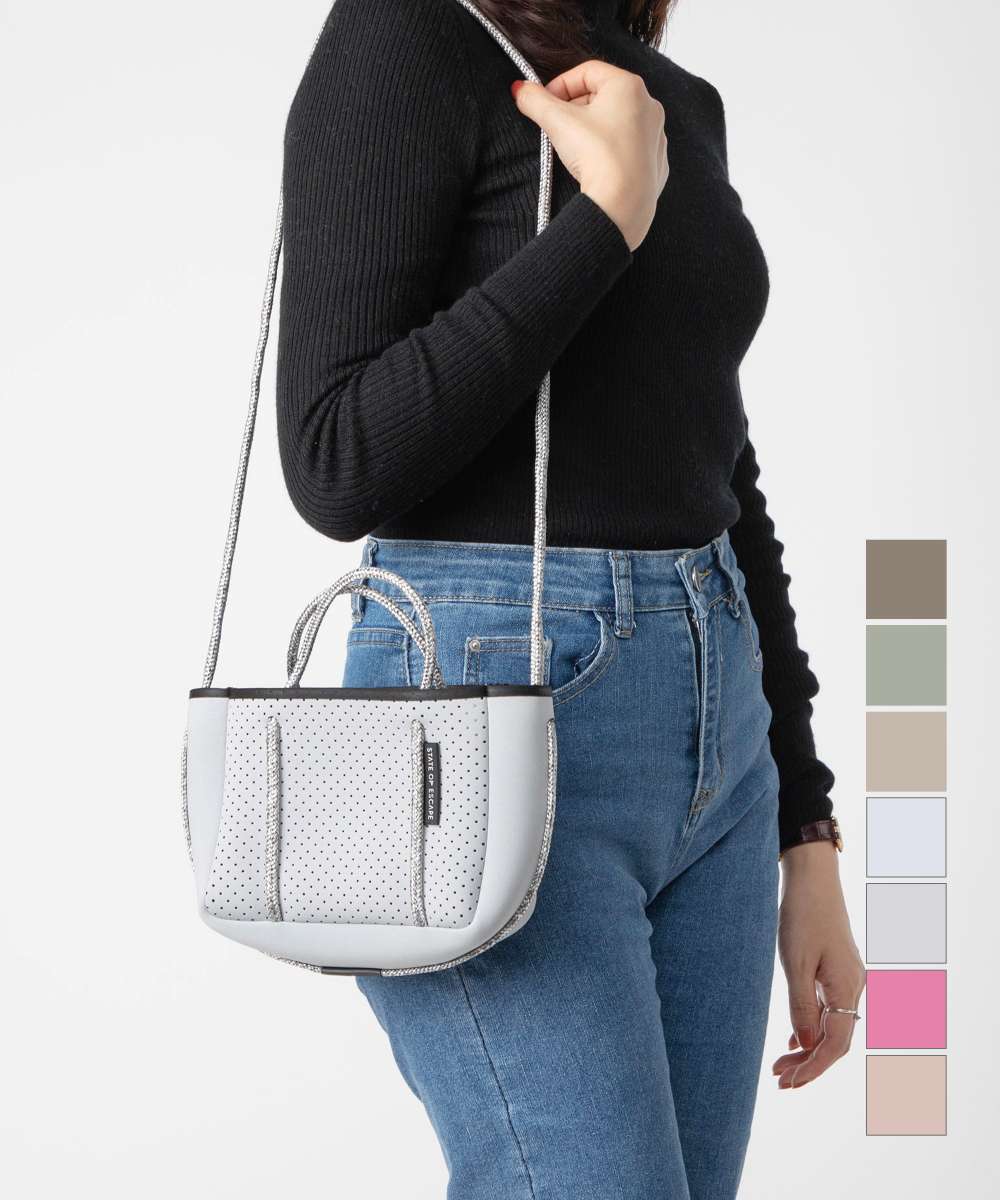 ステイトオブエスケープ State of Escape SOEMICROBLEND ショルダーバッグ MICRO ESCAPE BAG レディース バッグ ハンドバッグ マイクロ エスケープ ネオプレン 斜め掛け ポシェット 肩掛け 2way 旅行 ポーチ付き 鞄 ギフト お出かけ プレゼント お祝いのサムネイル
