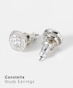 スワロフスキー swarovski 5636269 ピアス Constella レディース アクセサリー コンステラ スタッドピアス ラウンドカット パヴェ ホワイト ロジウム プレーティング シンプル ジュエリー ギフト プレゼント お祝い 記念 シルバー